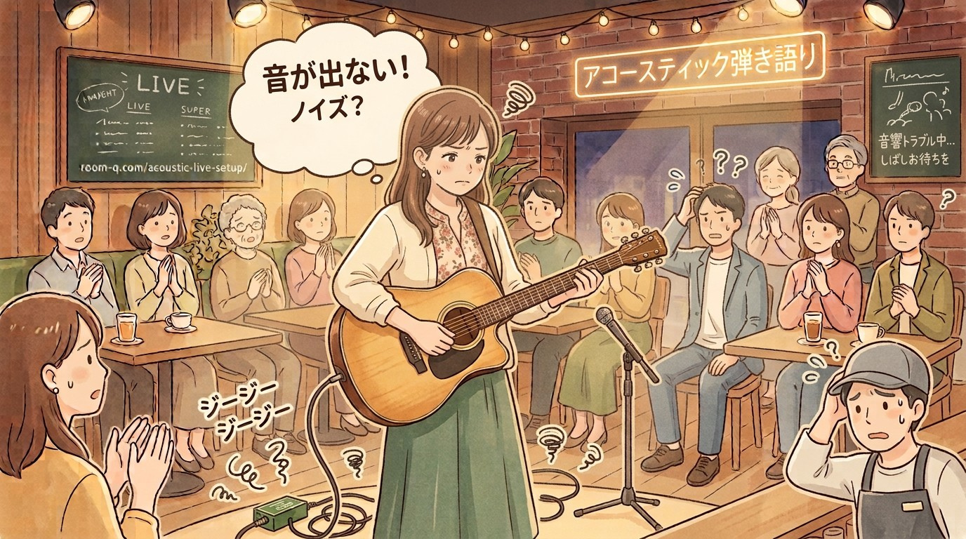 【店舗音響⑩現場用】ワンオペ営業中に焦らない！「音が出ない」「ノイズが止まらない」突発トラブル即効解決チェックリスト
